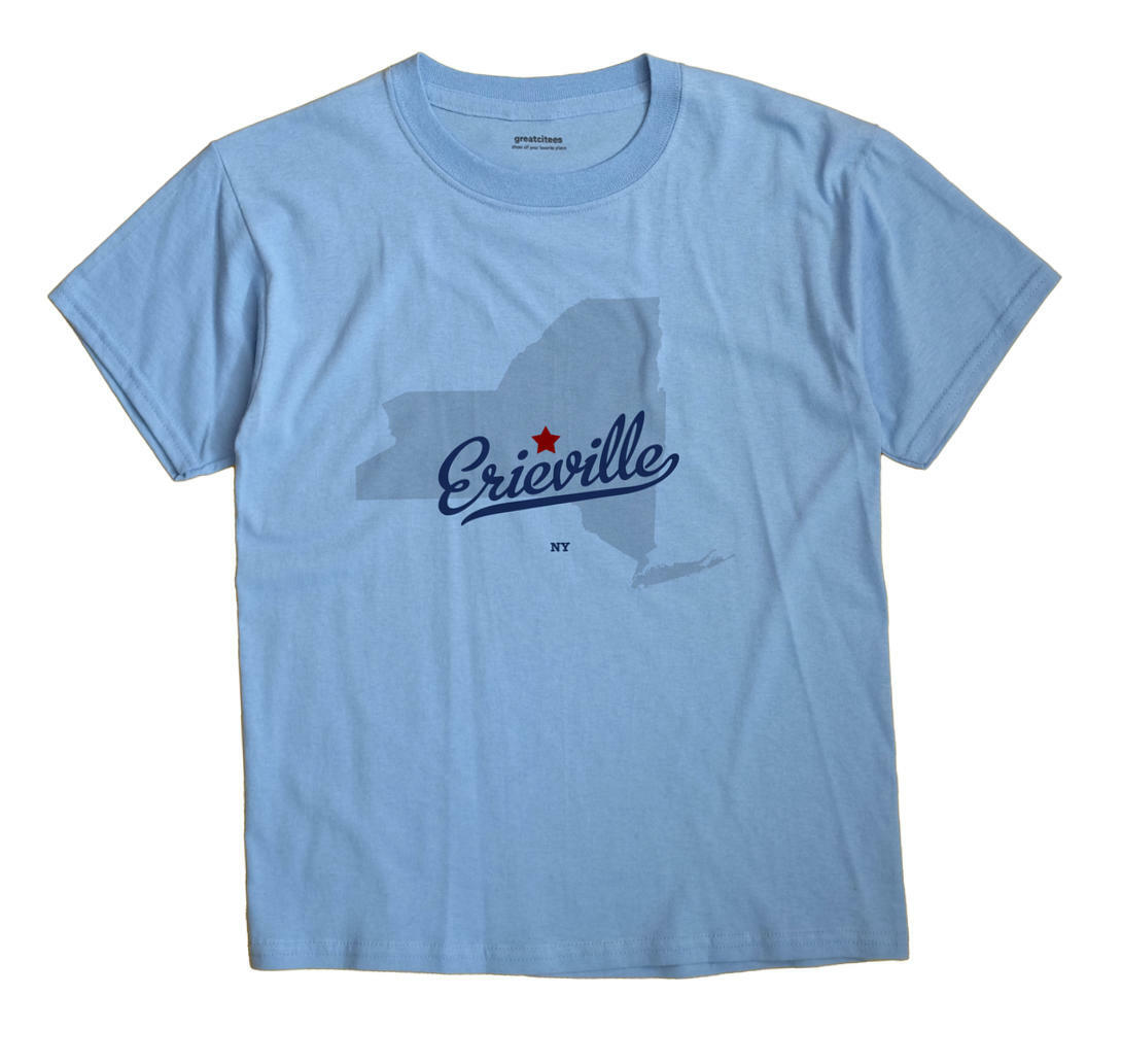 Erieville New York NY TShirt MAP eBay