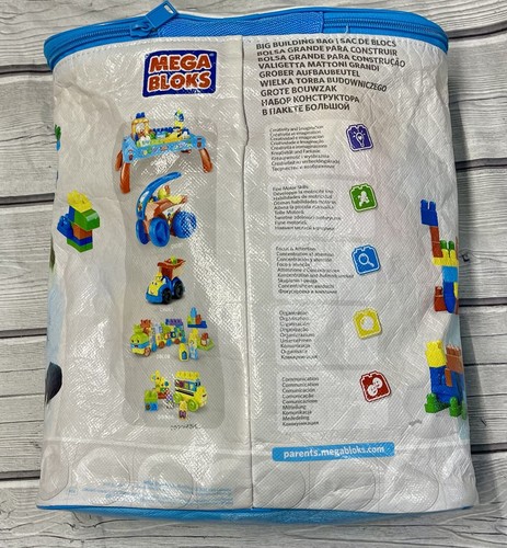 Fisher-Price Mega Bloks First Builders 60 Pieces Ages 1-5 Big Building Bag - Picture 2 of 3