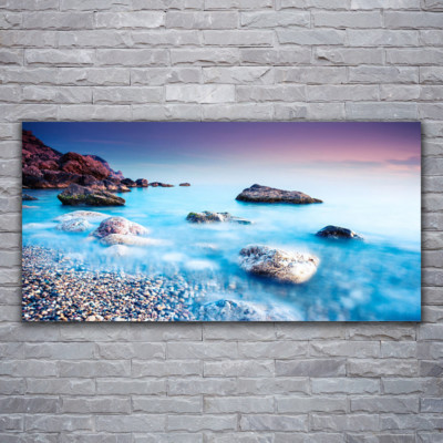 Tulup Image Sur Verre Acrylique Tableaux 120x60 - Ciel Étoilé