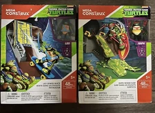 MEGA CONSTRUX RAPH Sewer Surf  & LEO Sewer Skate TMNT Building Set 2 figures NEW