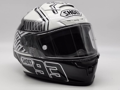 SHOEI Full Face Helmet M Size X-Fourteen Marquez4 X14 White Black 