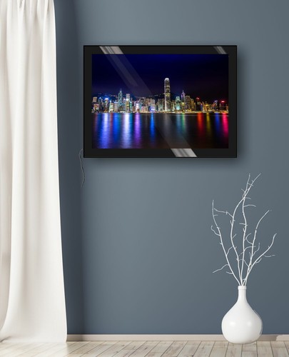 A1 A2 A3 A4 LED black light up box wall mounted hanging poster display frame - Picture 4 of 12