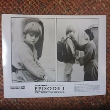 EPISODE 1 STAR WARS PHANTOM MENACE  PRESS PHOTO 8X10 ANAKIN SKYWALKER & SCHMI 