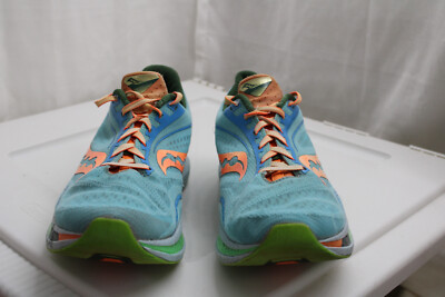 Men's Blue/Orange/Green Polyester Web Saucony 12 Sneaker/Tennis/Gym/Run /shoes