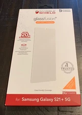 ZAGG Invisible Shield Fusion+ D30 for Samsung Galaxy S21+ PLUS 5G , Antimicrobia