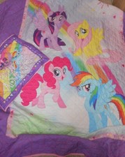 My Little Pony Quilt  Sham 2017 Hasbro The Movie Full-Twin 86x73 Polyester Girl