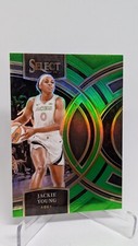 2024 Panini Select WNBA Jackie Young #180 Neon Green Prizms – /75