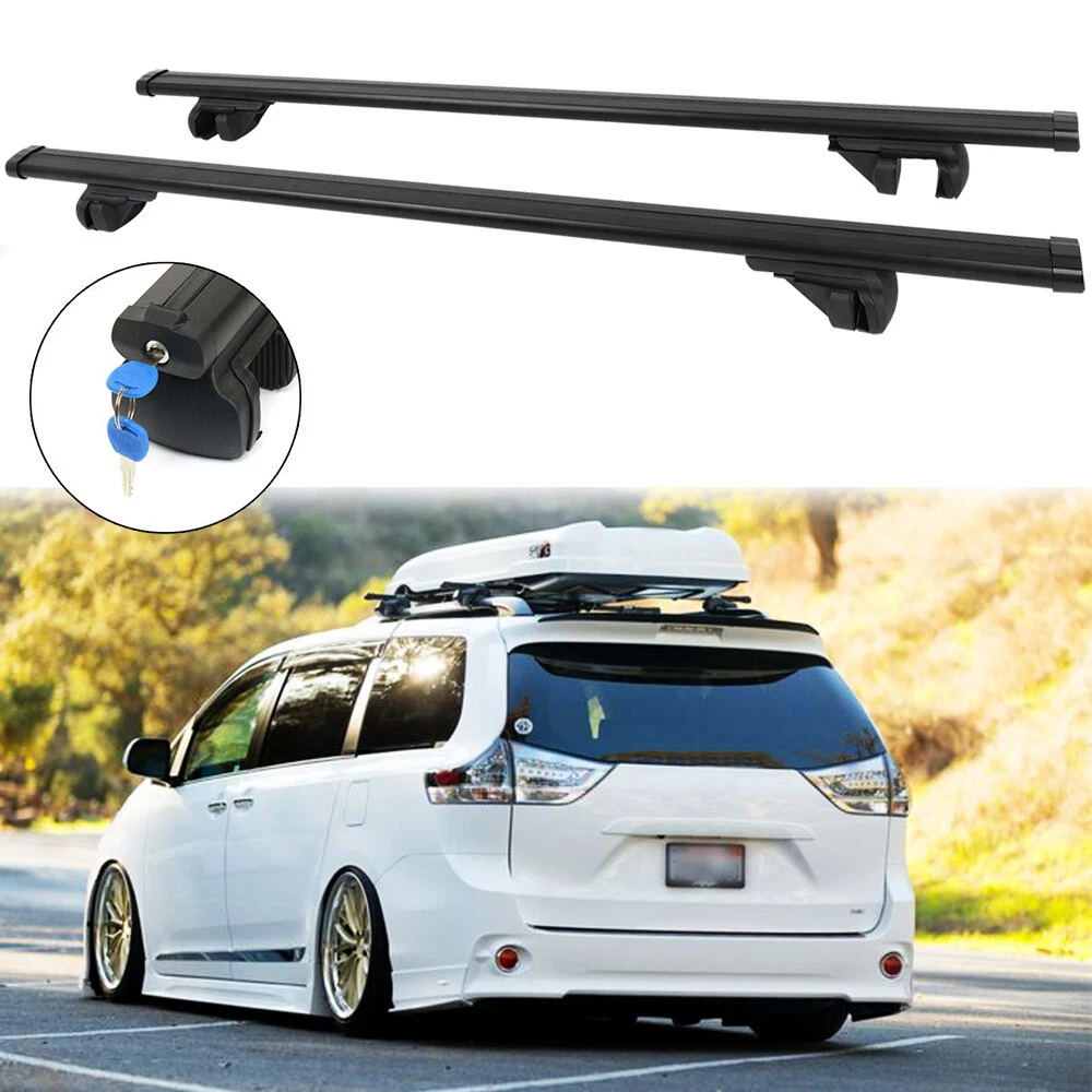 53 Top Roof Rack Cross Bar Cargo Luggage Carrier Set For Toyota