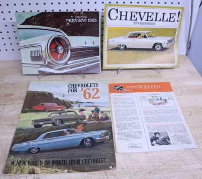 CHEVY,GMC,82年6冊83年バリューガイドの8冊セット 1962 1963 Chevrolet Chevelle 300 Station Wagon Car Auto Brochure