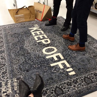 IKEA Virgil Abloh Off White Rug Keep Off 200cm x 300cm New | eBay