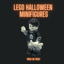 LEGO  Spooky, Haunted Halloween Minifigure Ghost, Goblin New
