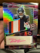 2023 Panini Spectra Pink Hyper #231 Roschon Johnson RC ROOKIE PATCH AUTO RPA /25