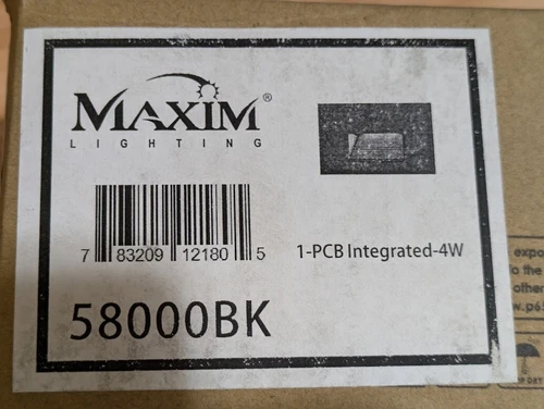 Maxim Lighting Path-4W 1 LED Step Light-5 In. Wide by 3" High-Black Finish 58000 - Picture 5 of 13