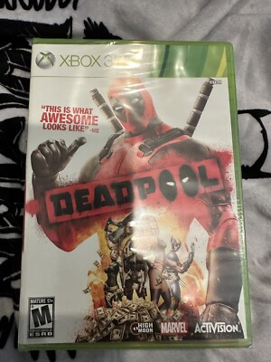 Deadpool Xbox 360 FACTORY SEALED! X-Men Wolverine Marvel