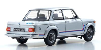 ☆ 京商 BMW 2002 ターボ 1/18 ☆ Kyosho 1/18 BMW 2002 Turbo Silver Diecast Model Car KS08544S for