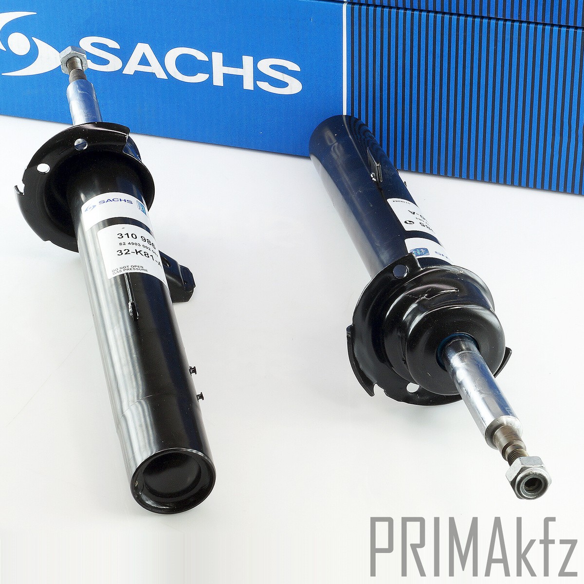 SACHS Stoßdämpfer Set - 2x Gasdämpfer Hinten Für BMW 1er E81 E87