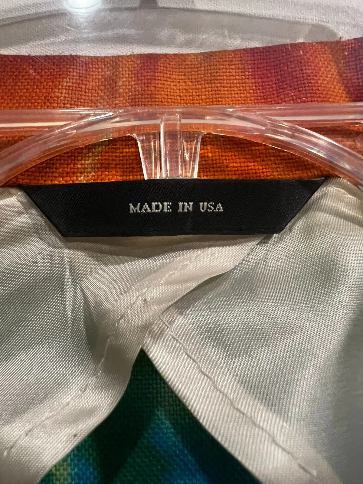 R13 Linen Tie-Dye Print Blazer image 4