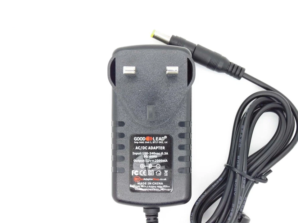 SageMCOM RT190 320 T2 HD Freeview Recorder 12V Power Supply Adapter Plug New - Image 2 of 4