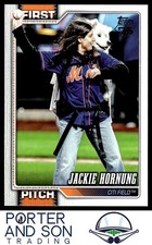 Jackie Hornung First Pitch 2026 Topps #FP-7 New York Mets Baseball Card