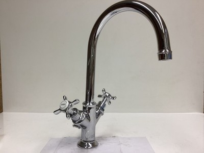 Hansgrohe AXOR Montreux Chrome Vanity Sink Faucet 16502000, 2-Handle, Brass
