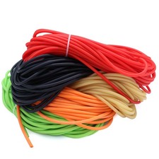 Natural Latex Rubber Tube Surgical Slingshot Catapult Band Elastic Yellow Orange