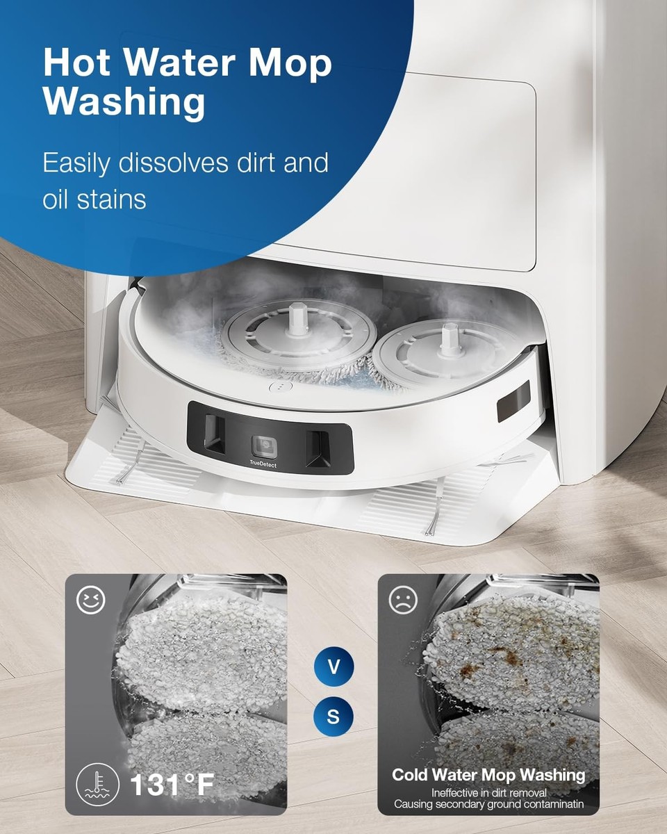 ECOVACS DEEBOT T20 Omni (DLX23) Robot Vacuum and Water Mop Washing