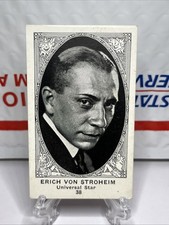 1921 American Caramel E123 Erich Von Stroheim 38 Movie Actors & Actresses /120
