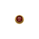 6.4mm Gold Watch Crown For Michelle Watches