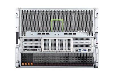 Supermicro 820GH-TNR2, 2 x Platinum 8380, 1TB, 8.4TB NVMe & 8 x Intel Gaudi2 GPU
