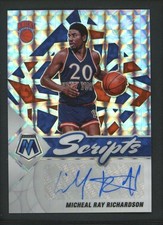 2021-22 MICHEAL RAY RICHARDSON AUTO PANINI MOSAIC SCRIPTS SILVER AUTOGRAPHS