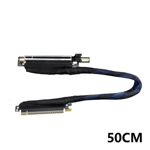 PCIE 5.0 X16 64GB\S Graphics Card Extension Cable Plated GPU Extension Cable - 第 3/32 張圖片