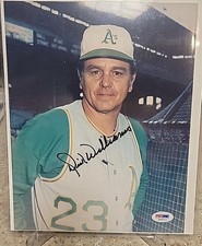 Dick Williams Signed 8x10 Photo Oakland Athletics Psa Dick Williams Signed 8x10 Photo Oakland Athletics Psa