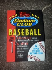 1993 Topps Stadium Club Series 1 Baseball MLB Sealed Pack 14 Cards