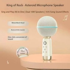 Elvis Audio Inspiration Little Planet Micrófono Altavoz Bluetooth Hogar Canto