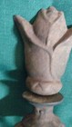 Cast Iron Brown Flower Fence Finial Decorative Architectural Piece — photo 5