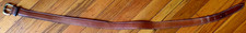 Vintage British Tan COACH ENGLISH LEATHER COWHIDE Belt 3859 Made in USA 32/80 cm