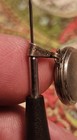 Vintage Locket Pendant Photo Holder Silver Tone . Has engraved on it "Renard". — photo 6