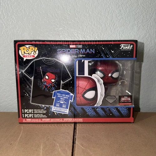 Spider-Man No Way Home Funko Pop And Tees Target Con Diamond Collection XL