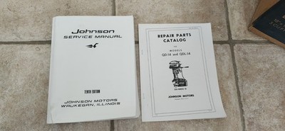 Johnson Service Manual Index 10th Tenth Edition  - 644 pages