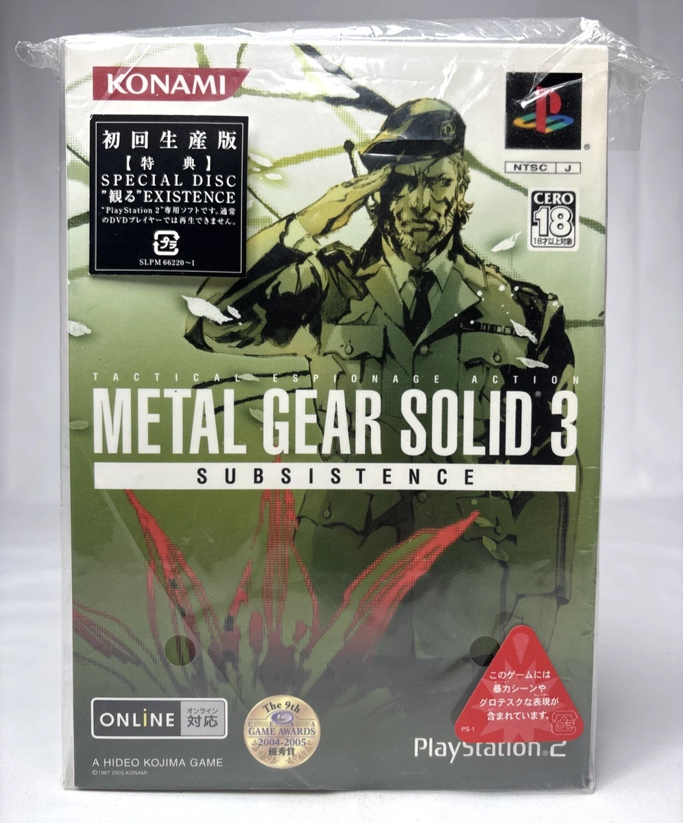 Metal Gear Solid 3: Subsistence Action & Adventure Video Games for
