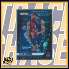 2024-25 Panini Prizm Euroleague Basketball Justin Anderson Black Shimmer 1/1