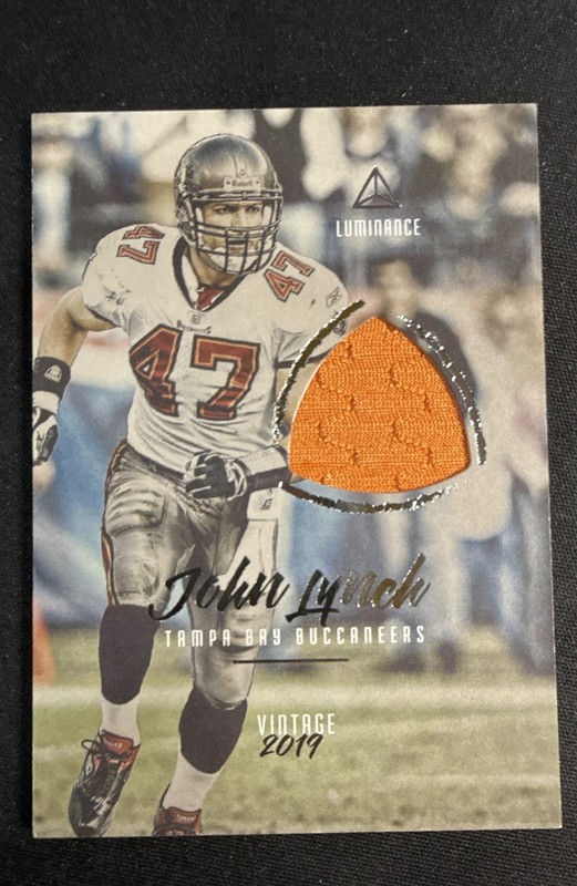 2019 Panini Luminance - Vintage Materials John Lynch #VM-2 (MEM)