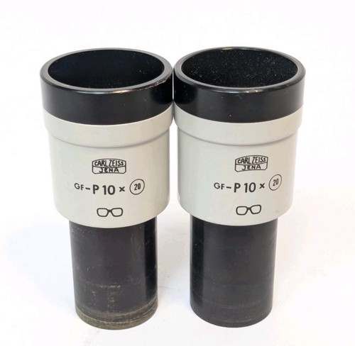 Okulary Carl Zeiss Jena Gf-P 10x(20) br. Wtyczka. 23,2 mm, część towar B, do czytania!