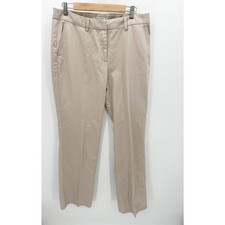 Pendleton Womens Khaki Straight Dress Pants Size 12T Office Career High Waisted