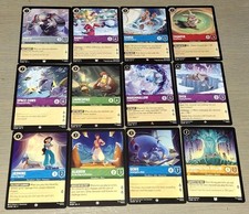Disney Lorcana Winterspell Fabled Mixed 12 Card Lot Rare Ultra Rare C/UC NM/M