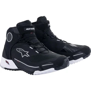 Alpinestars CR-X Drystar Riding Motorcycle Motorbike Shoes Black / White