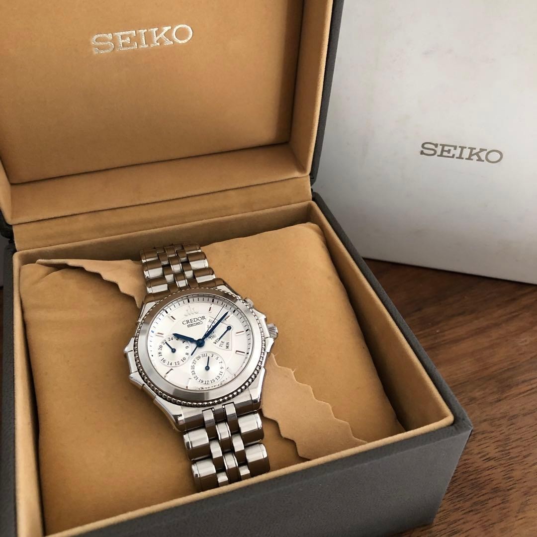 Seiko Credor Pacifique GCBG997 Retrograde GMT Automatic 4S77 Working Japan