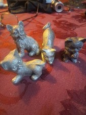 4 Pewter KITTY CATS