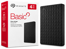 Seagate Basic 4TB Hard Disk Esterno Portatile 2.5" USB 3.0 Backup PC Mac Console