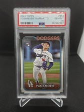 2024 Topps Series 2 - Yoshinobu Yamamoto #553 (RC) PSA 10